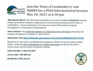 ATTENTION, residents! Are you aware of the drinking water PFAS-related contamination issues in Southern NH?  