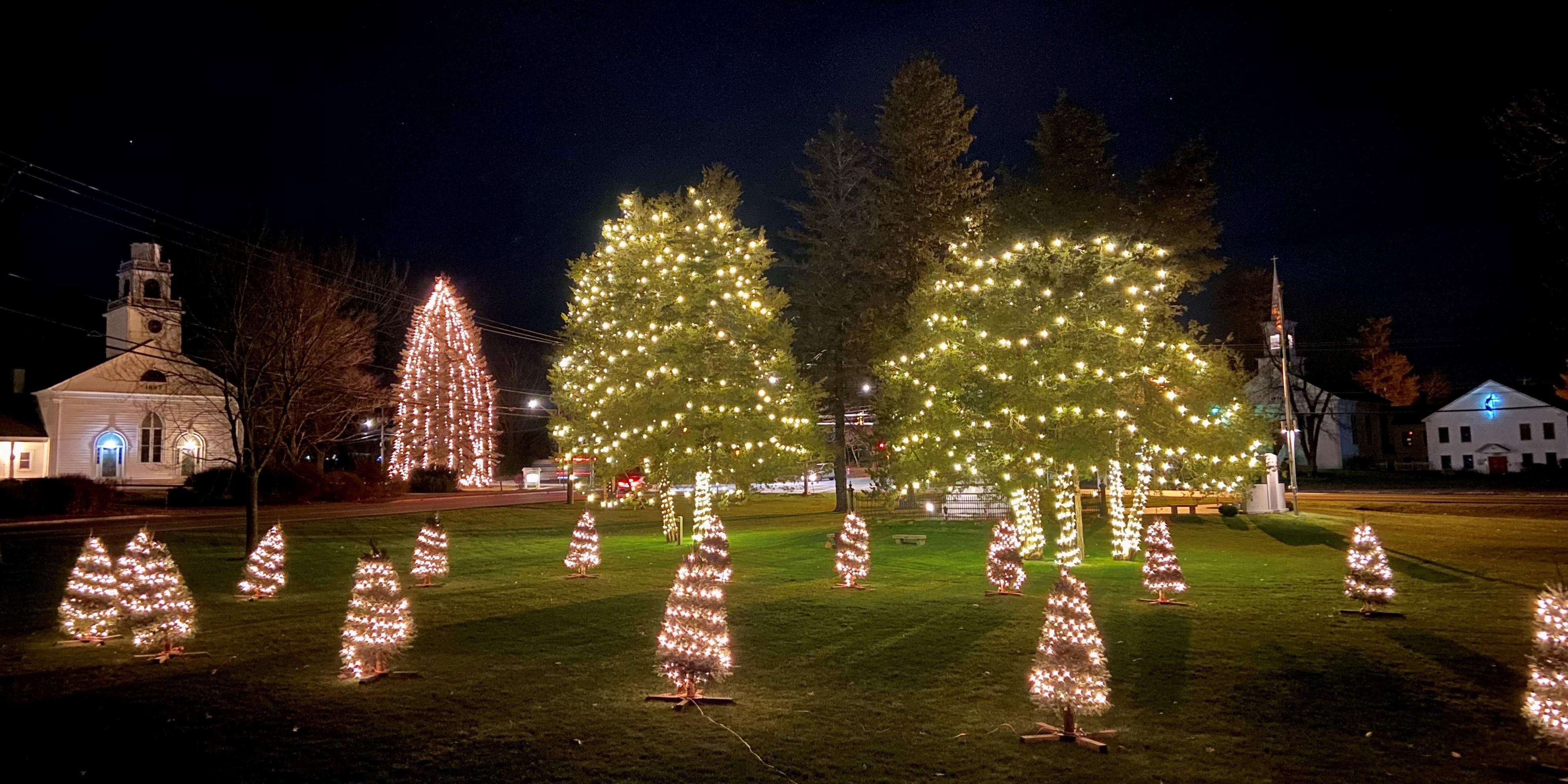 Town Common at Christmas